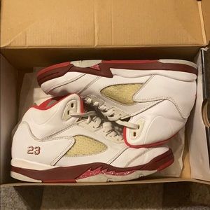 Jordan Girls 5 Retro (PS) Kids 3Y Sneaker Vintage